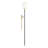 Hague 1 - Light Dimmable Black/Brass Wallchiere
