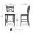 Metrocross Counter Stool