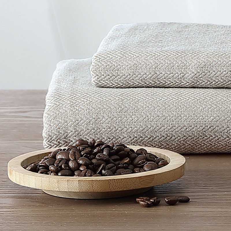 Uchino Natural Dyed Hand Towel Wine, Coffee