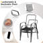 Ensemble repas pour 4 personnes avec coussins et parasol Mannox Square