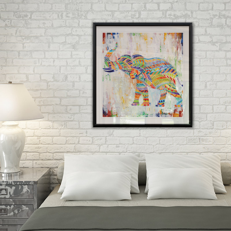 Magical Elephant - reproduction de cadre photo, H 30,5 po x l 30,5 po x P 1,5 po