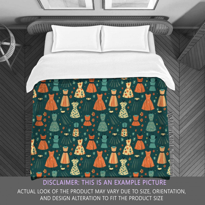 Machine Printed Comforter, Twin Comforter