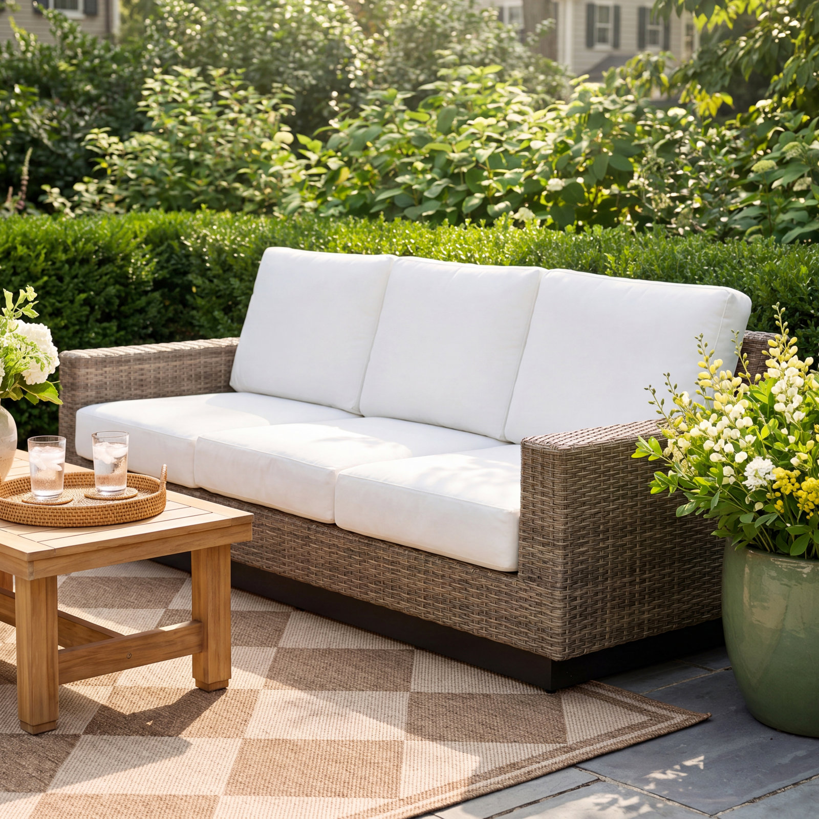 Ravinia 84" Sunbrella® Patio Sofa
