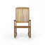 Chaises berçantes d'extérieur en bois d'acacia