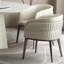 Ensemble de 2 chaises d'appoint Modern Beige