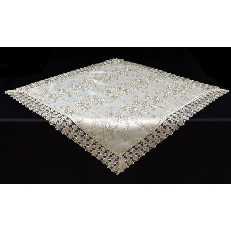 Nappe Emb (33 po²) - Bourgogne / or métallique, Or