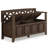 Solid Wood Entryway Storage Bench-1871260134