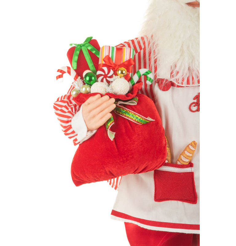 Red Culinary Santa
