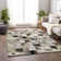 Premium Machine Washable Alliah AMF105 Granite Rug