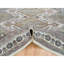 Tapis oriental ivoire noué à la main avec rosettes 26B51C51630C473CBBD6D95485D0AD3D-1802933017