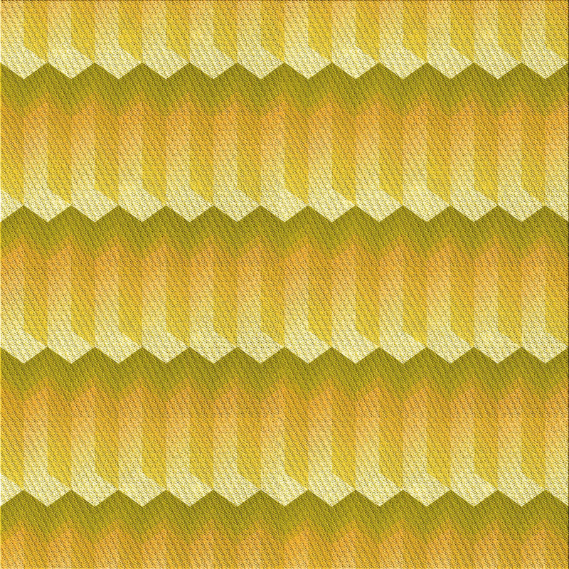 Performance Wool Geometric Indoor Rug, Square 5'