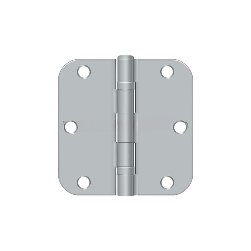 Steel Hinge, Brushed Chrome