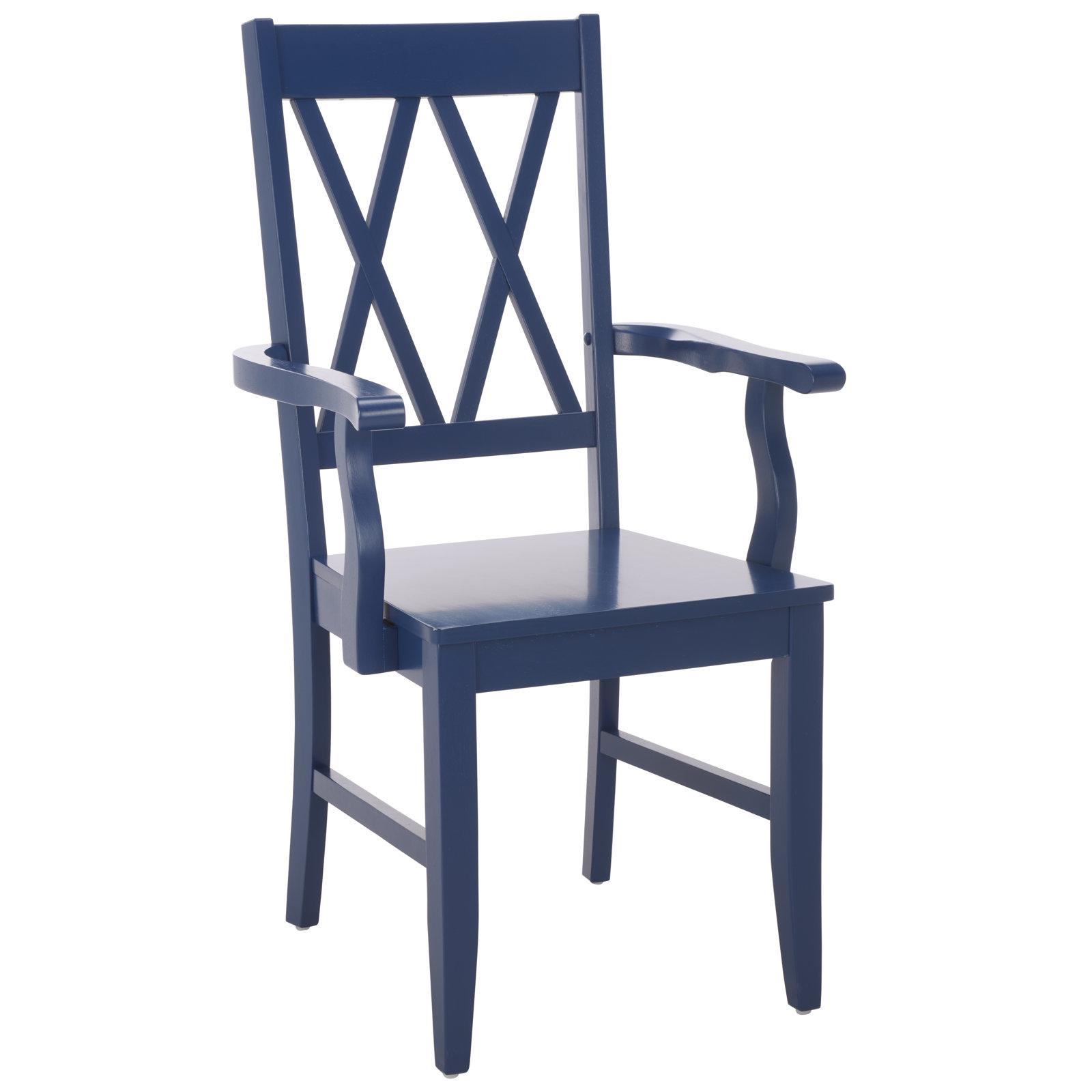Maura Dining Armchair, Dark Blue