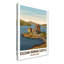 Eilean Donan Castle, Scotland - Romantic Highlands Travel Poster. Giclee Print On Wrapped Canvas. Wall Art, Home Decor - Castles & Palaces, Scotland - Wrapped Canvas Print-1071865056