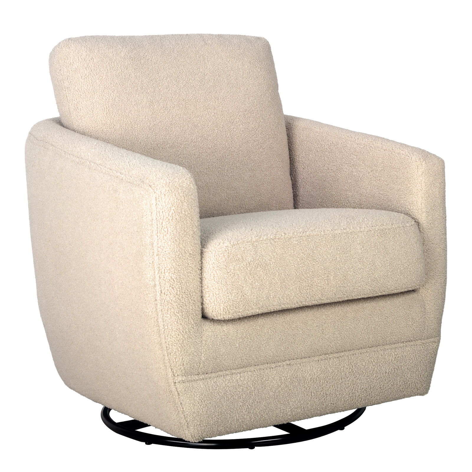 Gogh Nursery Swivel Glider, Taupe Teddy