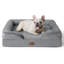 Lit orthopédique pour chien, canapé-lit lavable imperméable avec housse amovible, base antidérapante pour chiens de grande et moyenne taille-113294263-113294265
