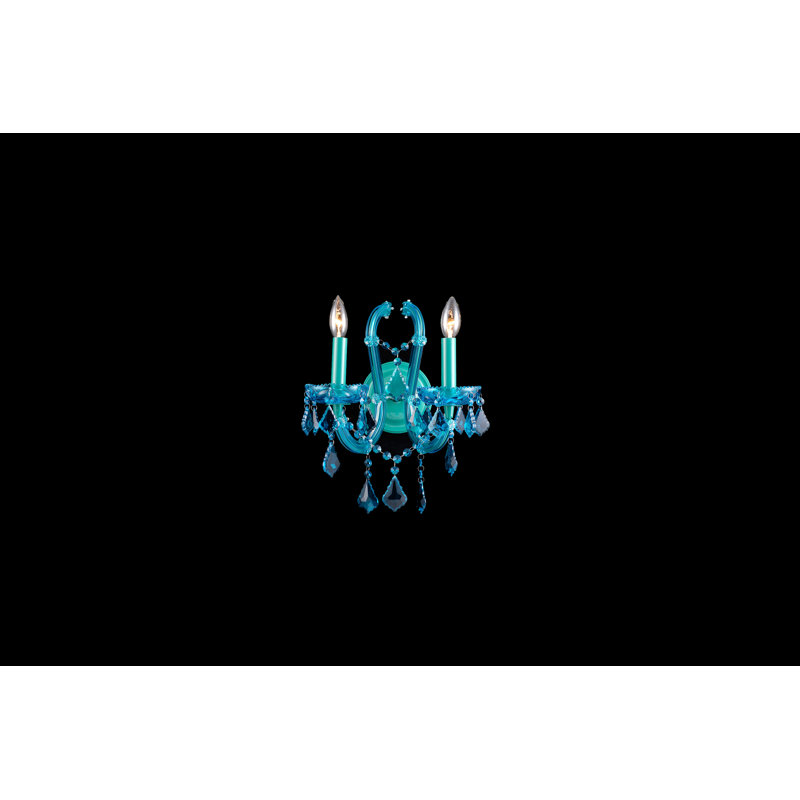 Kenneth Candle Wall Light, Blue
