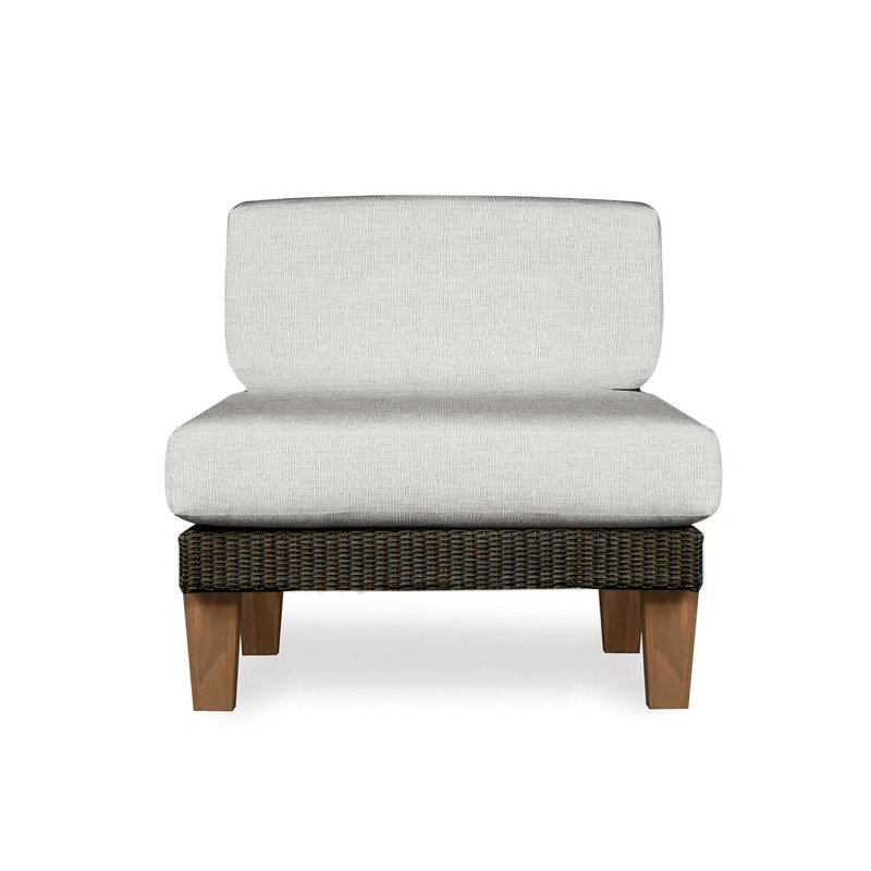 Catalina Outdoor Teak Lounge Chair, Mink, Remy Shadow