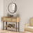 Bertran 39.4'' Console Table With Round Mirror