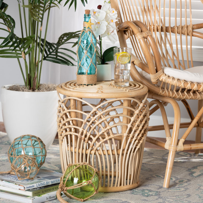 Albon Drum End Table