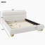 Lit tapissier contemporain Curve-Shaped Design