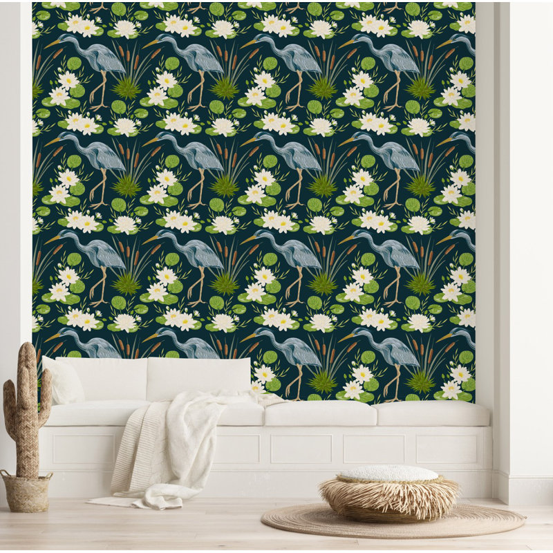 Floral Tile, 2.08' W x 10.42' L