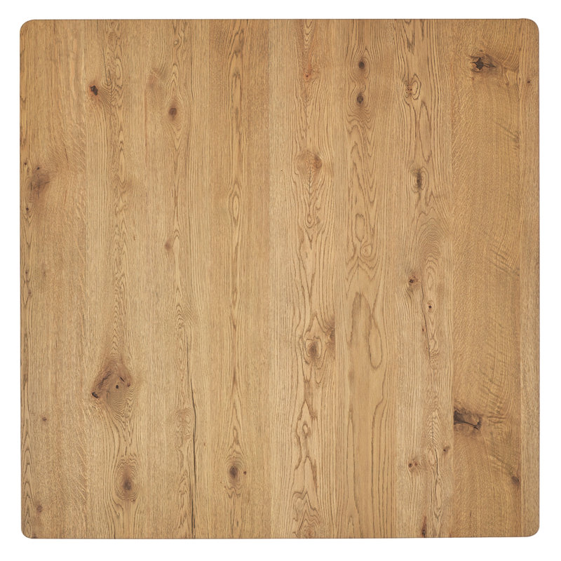 Brent Dark Oak Stepped Square Side Table