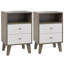 40cm W Engineered Wood Bedside Table