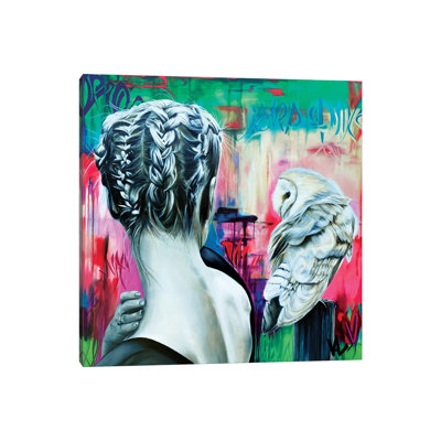 Unexpected Meeting by Val Escoubet - Painting on Canvas