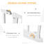 Dog Gate Wide Stair Gate with Door Pressure Fit 75-95W cm-94538318