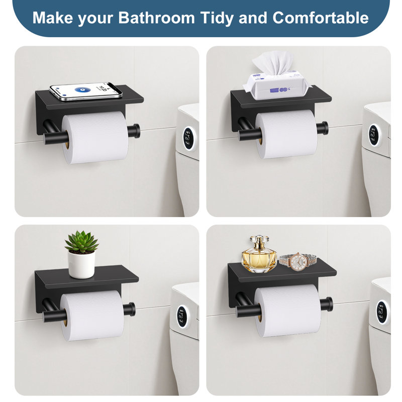5 Piece Bath Hardware Set (set Of 5), Matte Black
