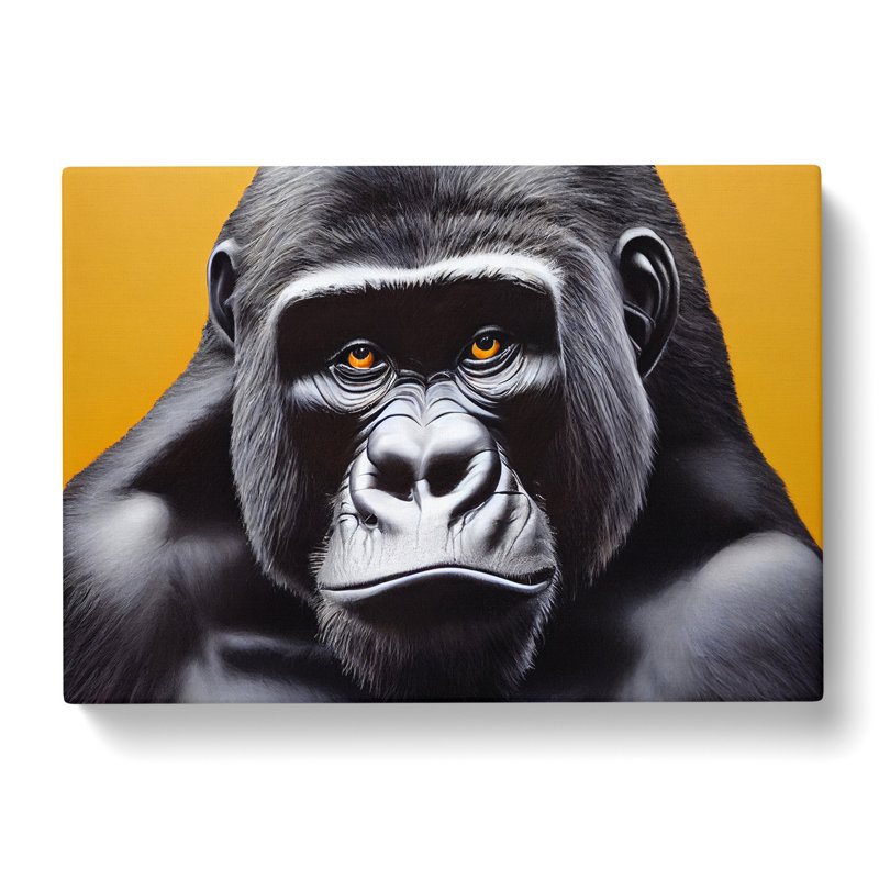 Modern Gorilla Art Vol.5 - Wrapped Canvas, 40cm H x 60cm W x 3cm D