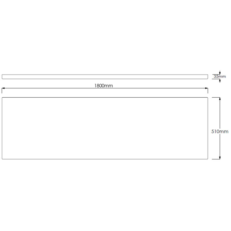 Bath Panels Front Panel, 51cm H x 180cm W