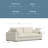 Charlie Deep Seater Sofa, Performance Fabric Couch for Living Room, Stain-Resistant Contemporary Sofa-97652070-112201526