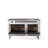 ILVE Nostalgie II Series 60 inch Dual Fuel Range with 9 Sealed Burners, Griddle (Glass Door)-98196752-98196693