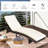 Aivree Outdoor Wicker Chaise Lounge , Cushion Included-2014192946