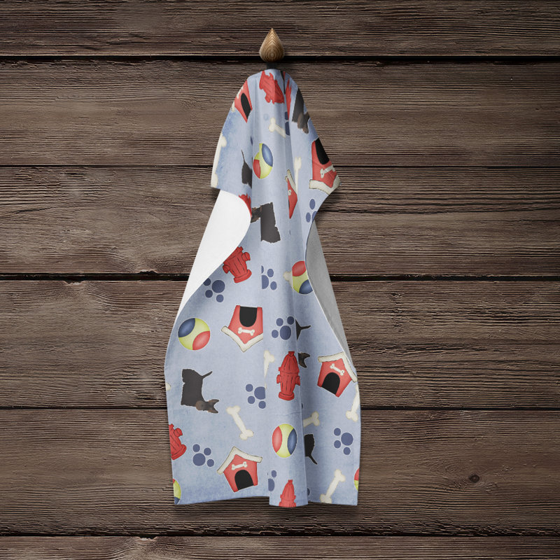 Chiffons terrier écossais niche pour chien