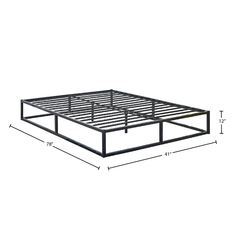 Lit plateforme Henar, Simple