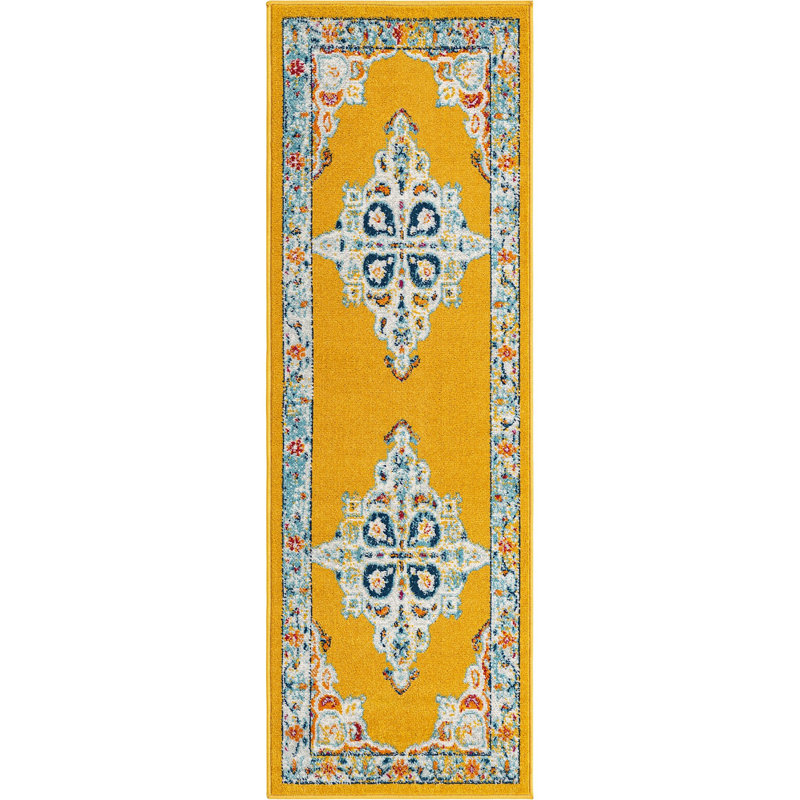 Mirveta Oriental Indoor Rug, Runner 2' x 6'