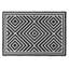 Geometric Shapes Flatweave Indoor / Outdoor Area Rug-736366026