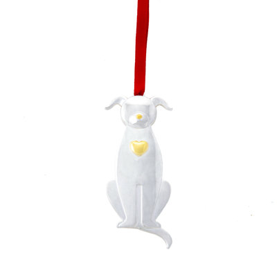 Holiday 4'' Metal Animals Hanging Figurine Ornament