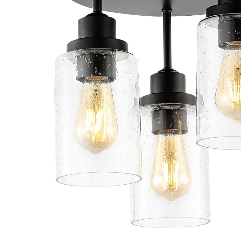 Plafonnier semi-encastré 3 lumières 12 po Ayva