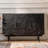 Retro Black Solid Wood Sideboard