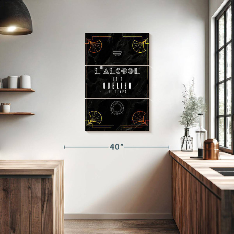 Tergel L'Art déco, H 38 po x l 24 po