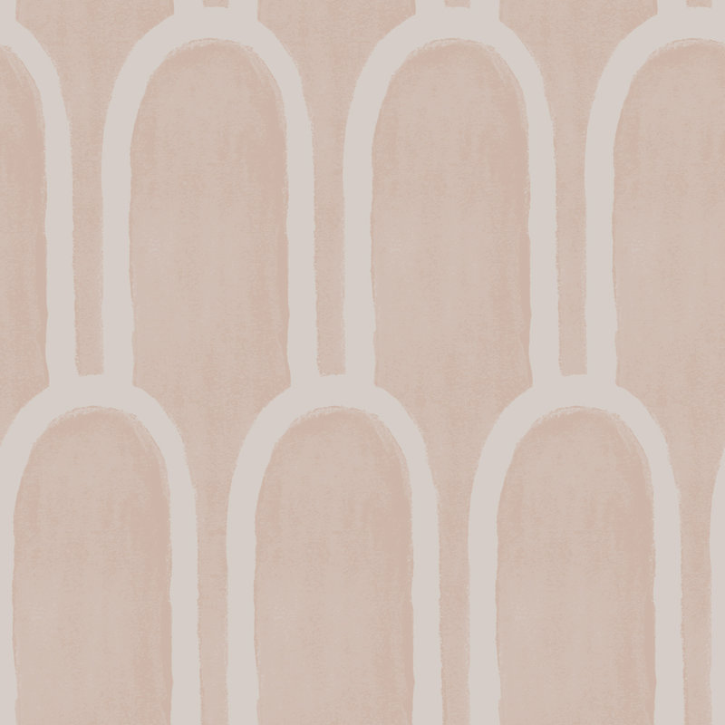 Papier peint à peler et coller par la reine Emma, Beige