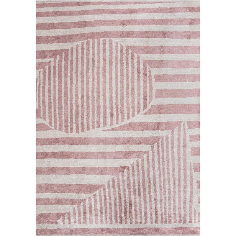 Tapis Mid-Century moderne, Rectangle 7 pi 10 po x 11 pi 2 po