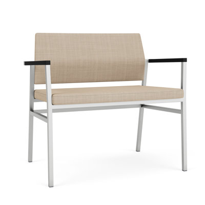 Avon Rx Healthcare Waiting Reception Bariatric Chair Upholstered Seat And Back Metal Frame