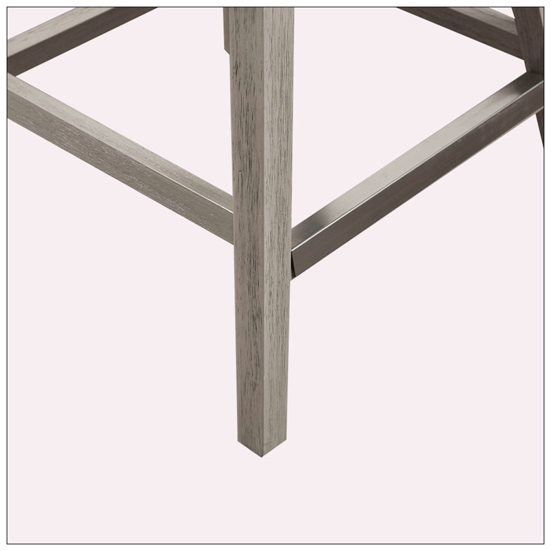 Tabouret de comptoir Callistus 25,75, Gris, Gris foncé