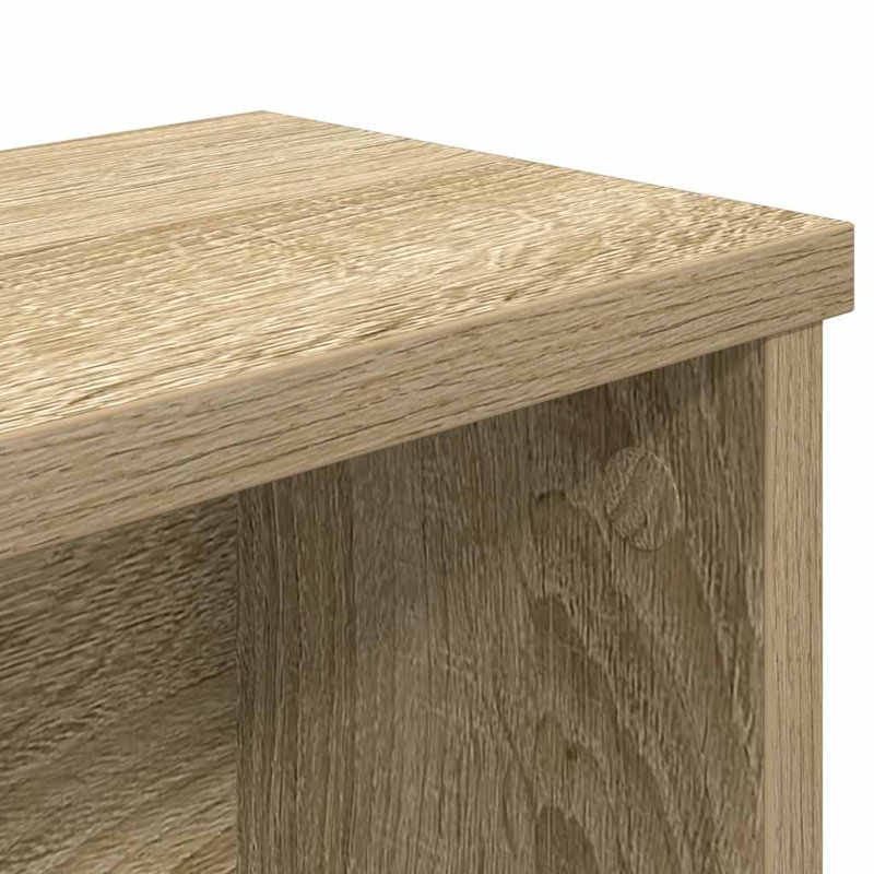 Kitchen Rack Stackable 15x16 Cm Engineered Wood, Sonoma Oak, 16cm H x 60cm W x 15cm D