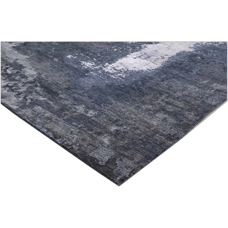 Area Rug in Gray, Rectangle 9' x 12'